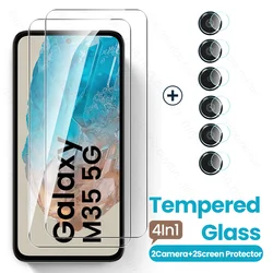 4 - in - 1 Protective Glass and Camera Lens Protector for SamsungA15 4G 5G (4In1 2Front 2Lens)