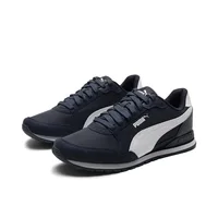 Chaussures de course basses en cuir PUMA, résistantes à l'usure et légères, identiques pour hommes et femmes, bleu foncé 384857-02 6