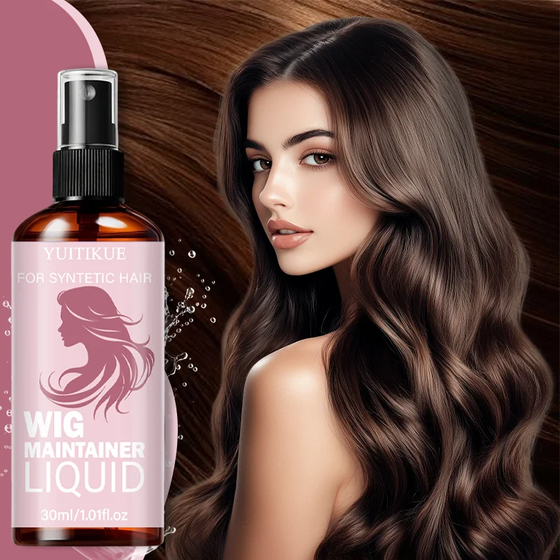 YUITIKUE Synthetic Hair Wig Care Maintain Liquid Reduce Static Frizz Easy Comb Moisturizing Shiny Wig Treatment Spray