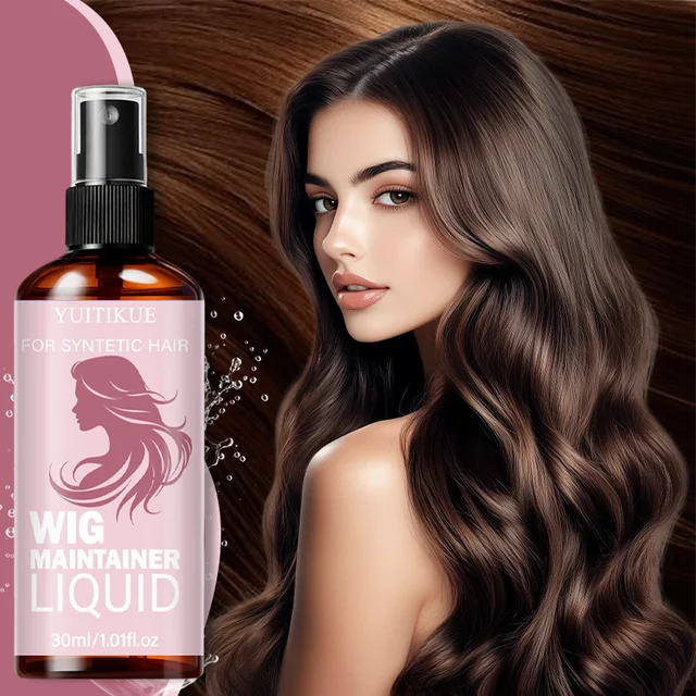 YUITIKUE Synthetic Hair Wig Care Maintain Liquid Reduce Static Frizz Easy Comb Moisturizing Shiny Wig Treatment Spray