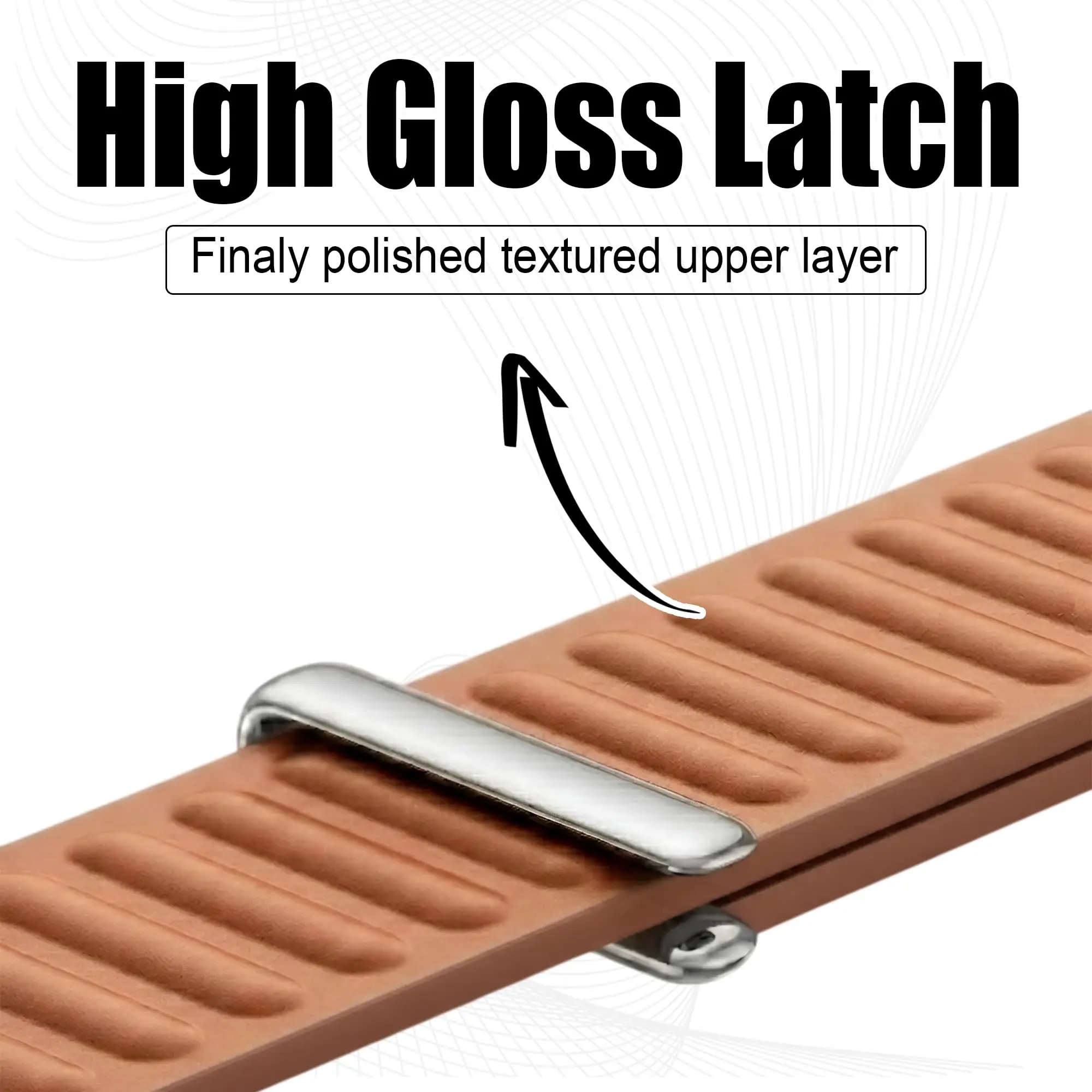 Premium Top-Grain Leather Sport Wristband - Comfortable Replacement Bracelet Strap