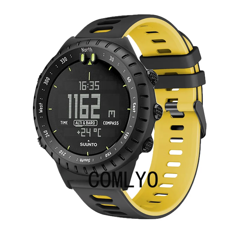 Suunto 코어 스트랩 스마트 워치 손목밴드 팔찌용 실리콘 밴드