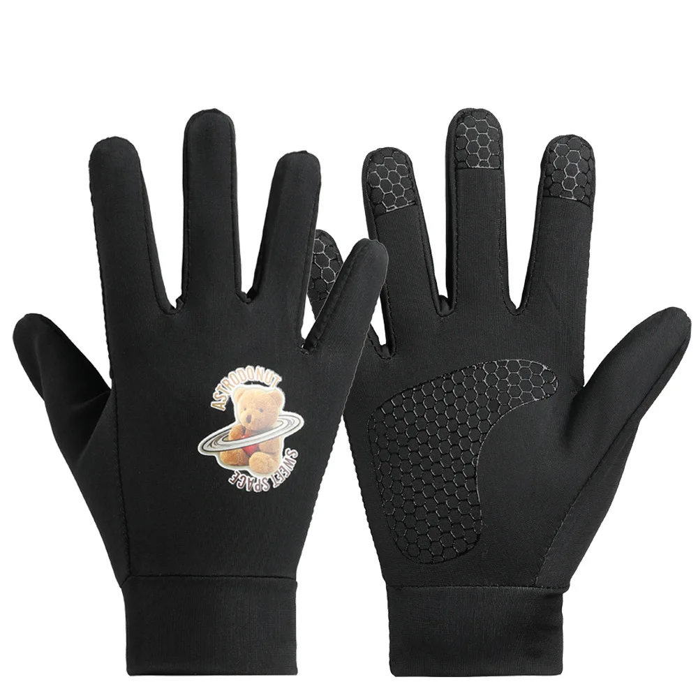 Children Diving Sunscreen Gloves Silicone Anti Slip Sweatband Boys and Girls mtb Bicycle Cycling Full Finger Surfing Gloves 5