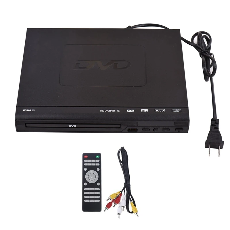 

DVD-225 Home DVD Player Digital Multimedia Player AV Output With Remote Control For TV VCD DVD Player