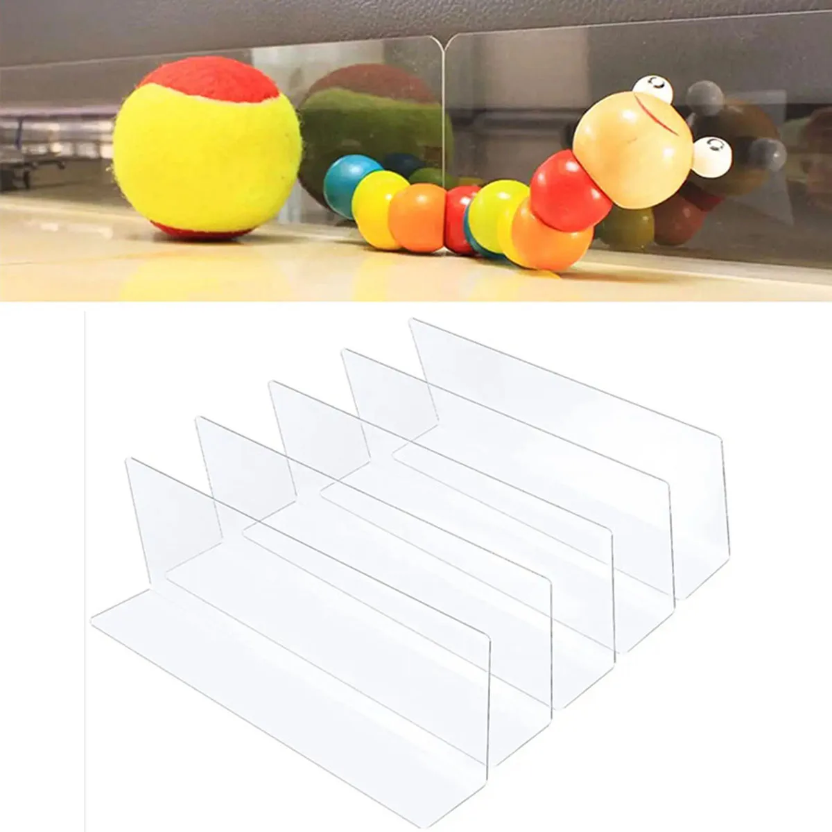 Pet Fence Barrier Under Couch Blocker Adjustable Toy Blockers