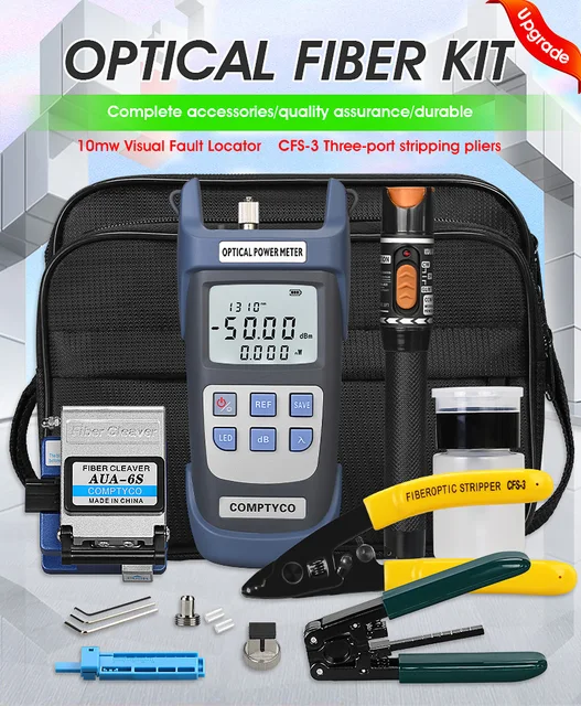 Kit Strumenti Fibra Ottica FTTH - Misuratore Potenza E Localizzatore Guasti 10mW - Foto 2