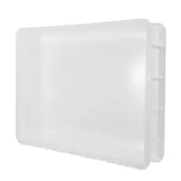 Dough Protection Box Pizza Proofing Tray with Lid Commercial Plastic Bread Container 1