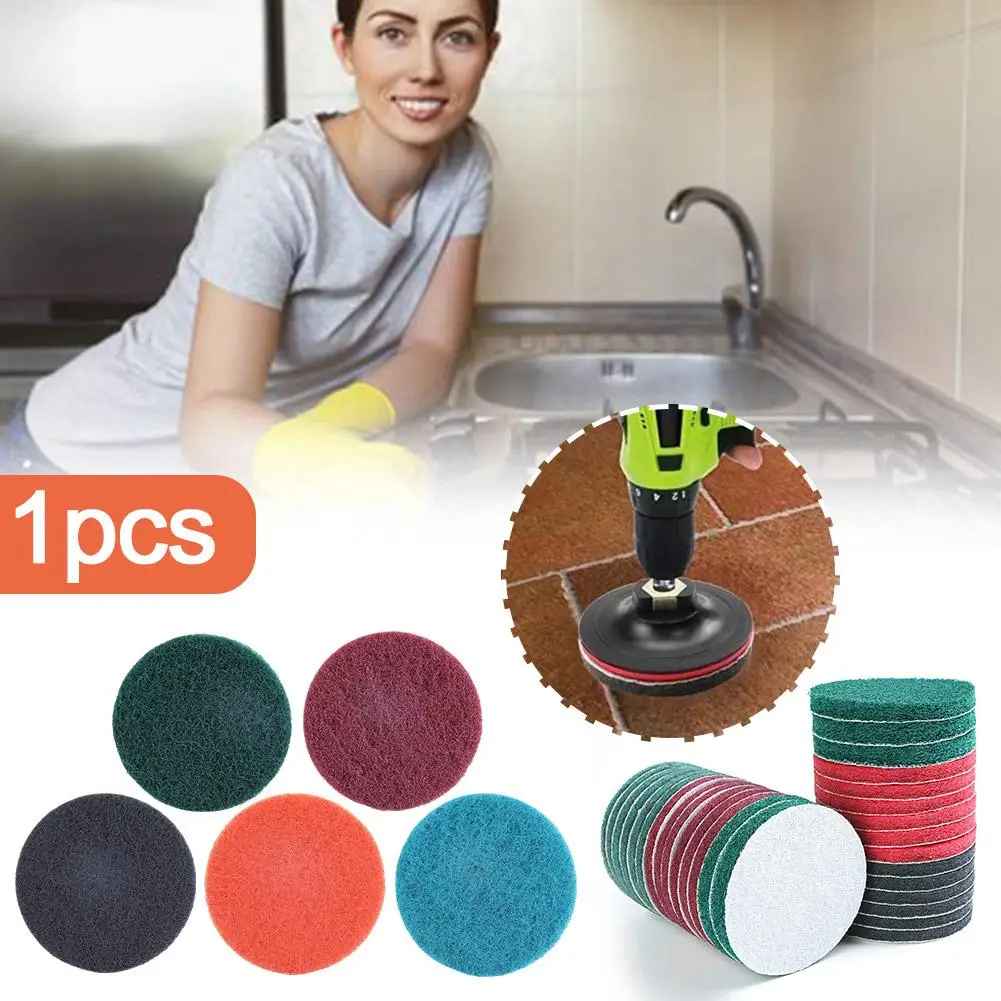 

Nylon Emery Brushed Fabric Tile Scrubber Scouring Pads Household Tub Tool Cleaning Polishing Floor Kit Pad Cleaning Bathroo M2T0