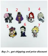 

Fate Grand Order FGO Anime Rubber Keychain Key Ring Race Straps Cosplay