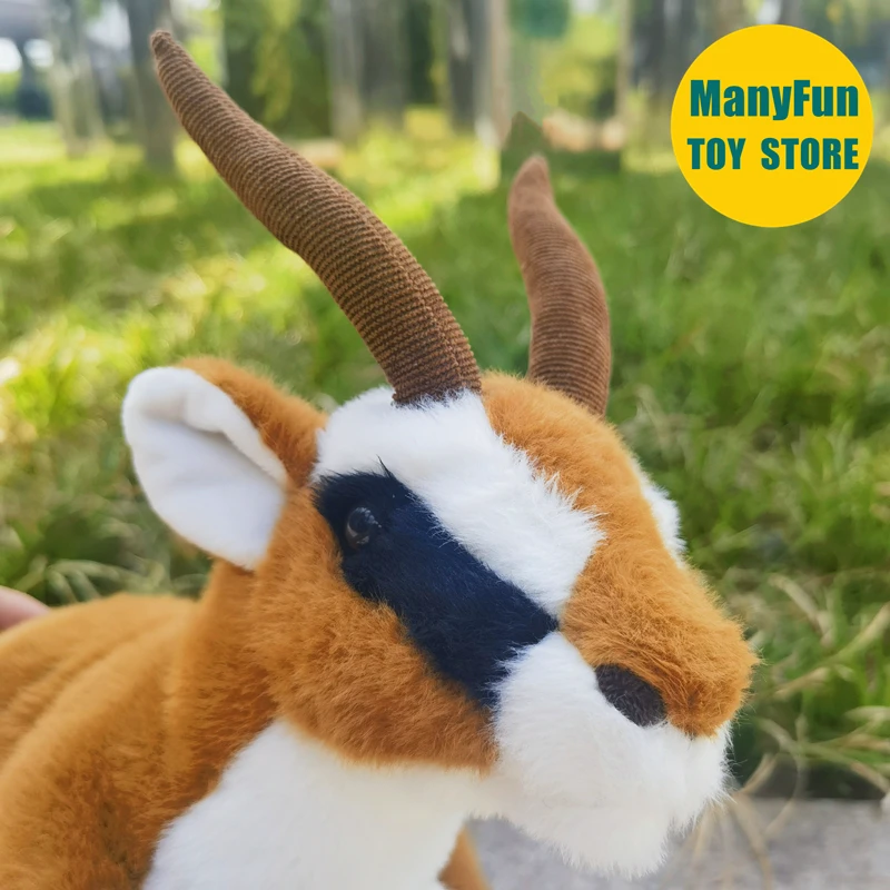 Realistic Antelope High Fidelity Goat Plushie Gazelle Plush Toys Lifelike Animals Simulation Stuffed Doll Kawai Toy Gifts Kids 5