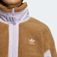 Adidas Official Authentic Originals Veste de sport chaude doublée polaire pour femme GL6407 4