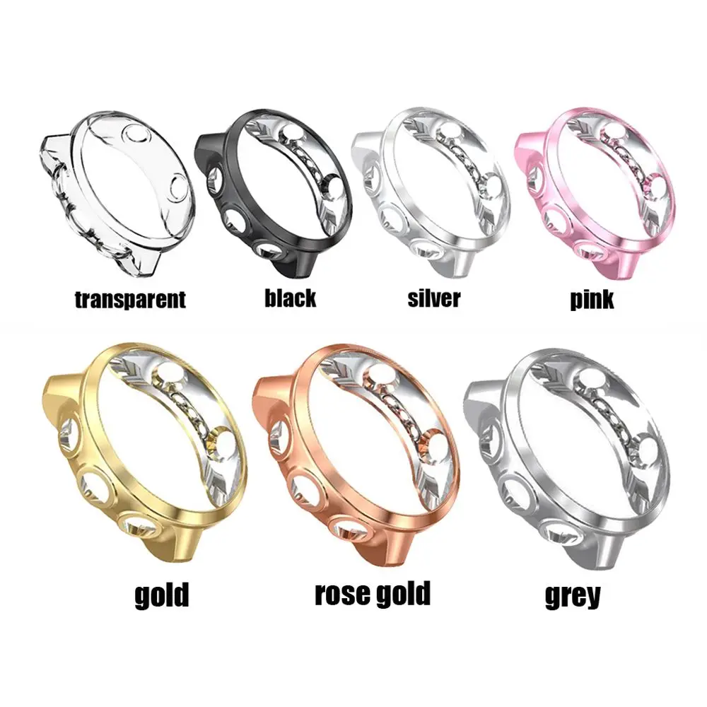 Watch Protective Case For Garmin Forerunner 245 / 245M Soft TPU Screen Protector Cover