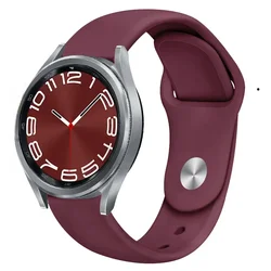 Sport Silicone Strap, 22mm - Premium Watchband for Oneplus Watch 2 (Wine red)