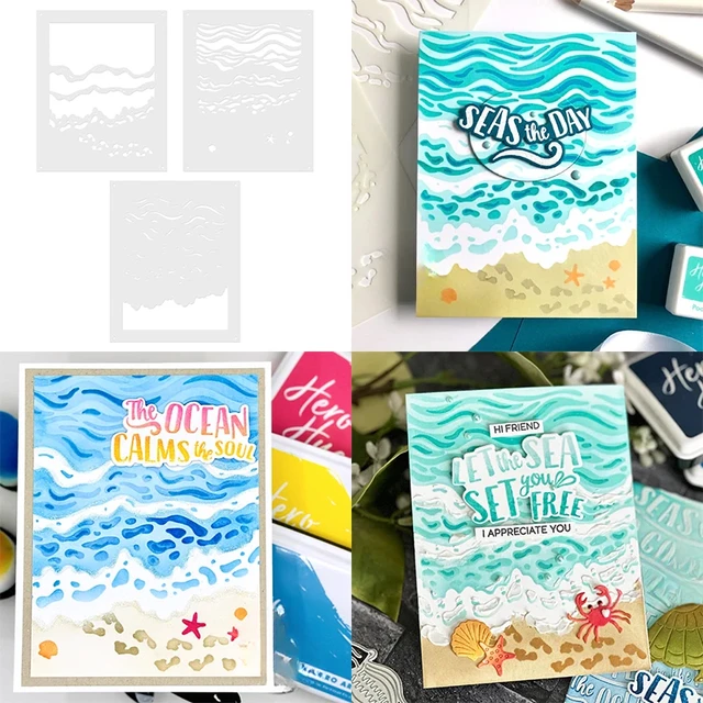 Layering Beach Stencils Set 1