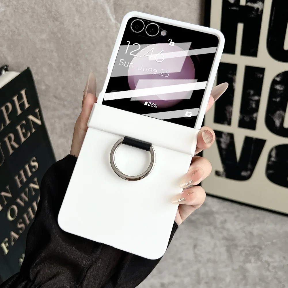 Sleek Matte 2-in-1 Hinge Protective Case with Screen Film