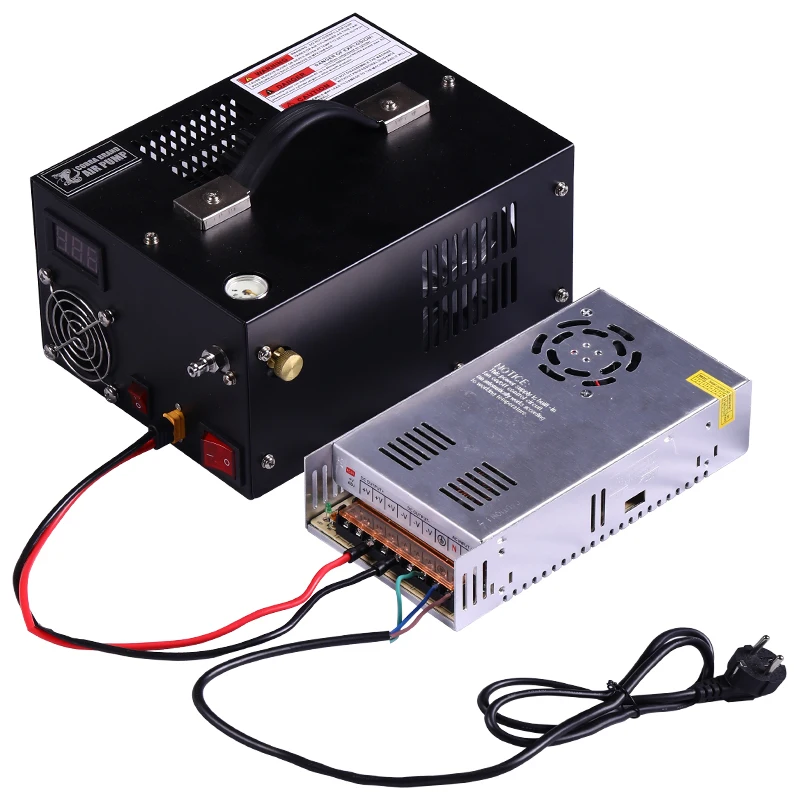 300Bar 4500psi 12v Pcp Compressor 110 220V Transformer 30MPA 4500psi High Pressure Pump Pneumatic Airgun Rifle Inflator