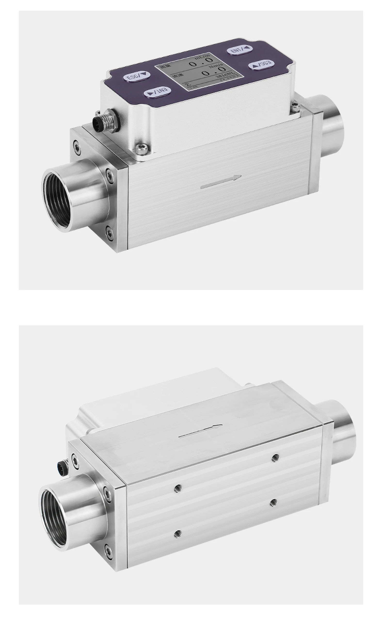 MEMS Gas Flow Meter RS485 Thermal Mass Flow Sensor Air Oxygen CO2 Methane Argon