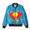 CAVVING 3D Printed  Cartoon Bird  Zipper Bomber Jackets Men Overcoat Mens Coat Zip Up Jackets for Women/Men 5