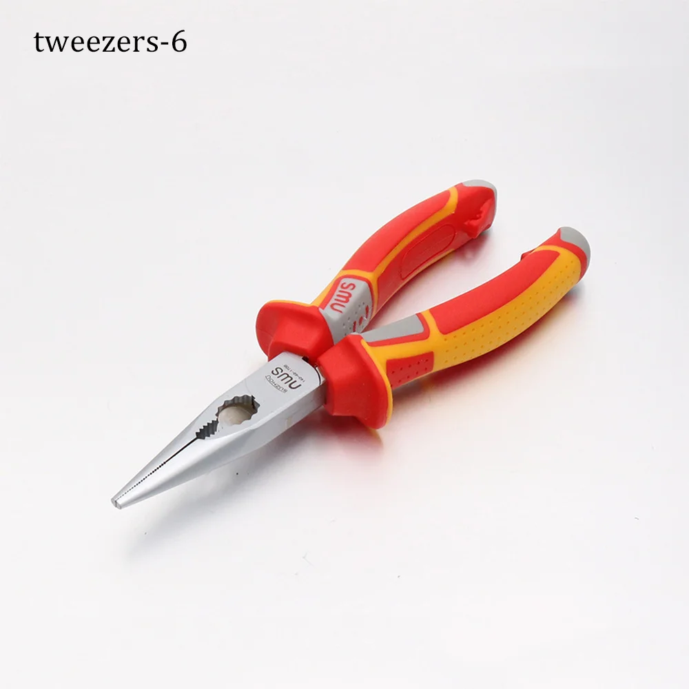 German Industrial Grade Wire Pliers Sharp Nose Pliers Diagonal Nose 6/7/8 Inch For Electricians Hand Tool