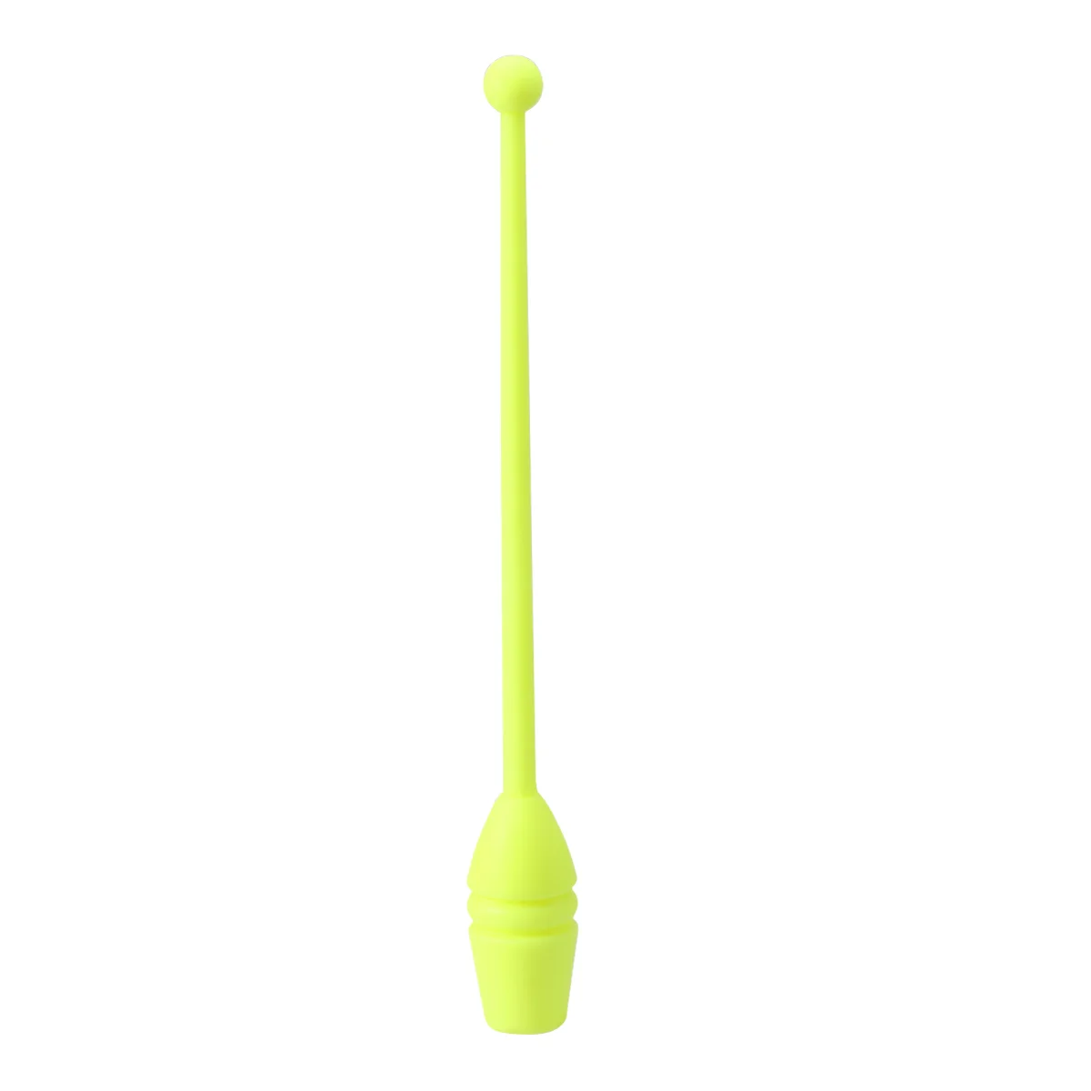 

1 Pair Rhythmic Gymnastics Dancing Rod Artistic Dancing Fitness for Dancer and Men Yellow