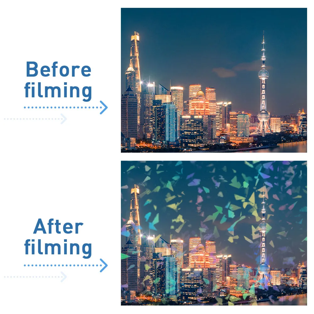 10 시트 깨진 유리 콜드 라미네이팅 필름 A4 홀로그램 스타 도트 자체 접착 종이 필름 DIY 패키지 카드 사진 라미네이팅 필름