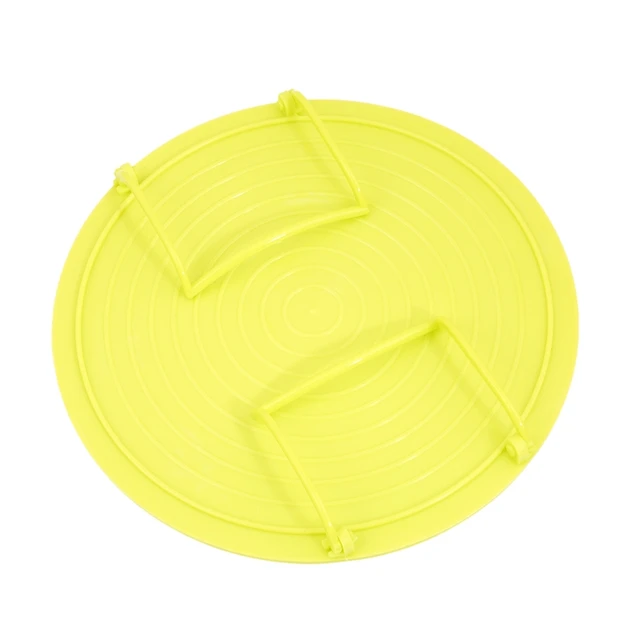 Vassoio Riscaldante Microonde A 2 Piani - Griglia Rotonda, Materiale ABS - Foto 8