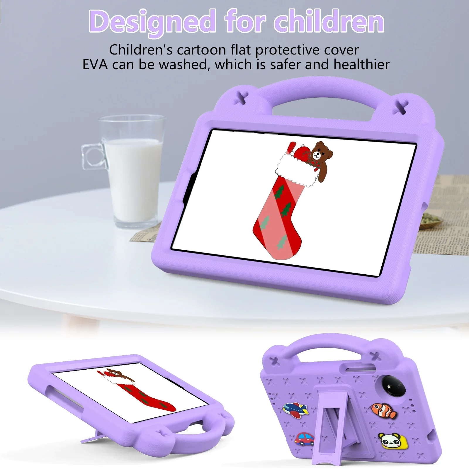 Children's EVA Stand DIY Tablet Case - Protective Shell Cover