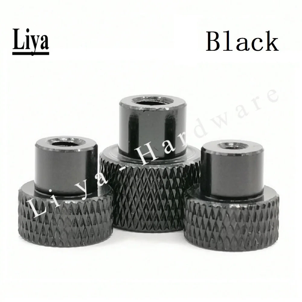M2 M3 M3.5 M4 M5 M6 Blind hole Hand Nut Knurled Aluminum Thumb nut for Locking airflame aluminum alloy Tighten Handnut 2-10pcs