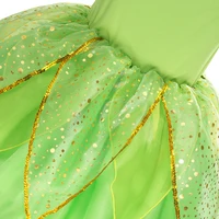 Robes de fée clochette d'été pour filles, Costume de Cosplay pour enfants, vêtements de princesse féerique à fleurs, tenue de fête de noël 6