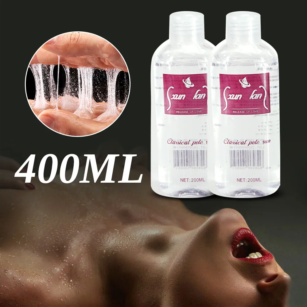 Lubrificanti Solubili In Acqua Facile Da Pulire 200/400Ml Lubrificanti Gel Lubrificante Sessuale Anale Gay Olio Da Massaggio Vaginale Prodotto Del Ses