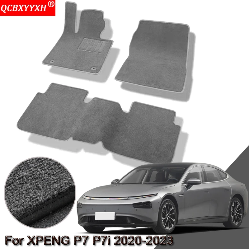 

Custom Car Floor Mats For XPENG P7 P7i 2020-2023 Waterproof Non-Slip Floor Mats Internal Protection Carpets Rugs Auto Accessory