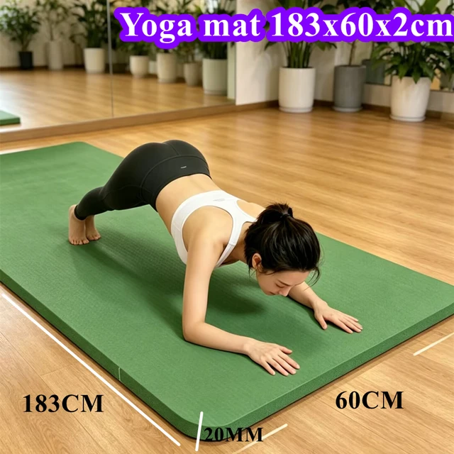 20MM Thick NBR 183x60cm Yoga Mats Anti-slip Sport Fitness Mat Blanket Exercise Yoga and Pilates Gymnastics Mat Fitness Equipment