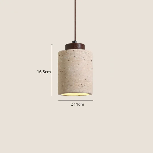Modern Wabi-Sabi Stone Pendant Lamp 3
