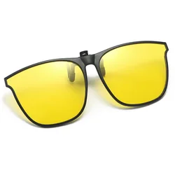 Polarized Vintage Square Anti - Glare Sunglasses with Night Vision (CL5)