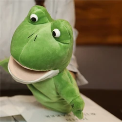 Cartoon Plush Toy Hand Finger Puppets for Family Gatherings and Parties (Frog)