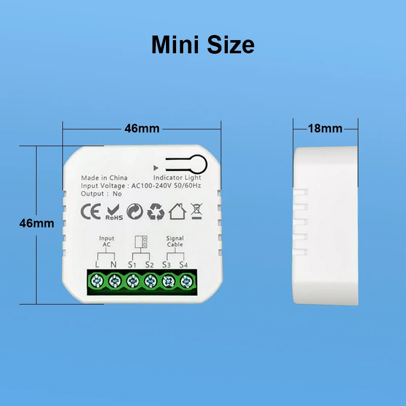 Tuya Smart Life Wifi Portão Swing Portão Deslizante Abridor Motorizado Controle Seco 240v App Controle Remoto e Alerta Controle de Voz de Segurança em Casa Inteligente com Google Home Alexa - Image 5