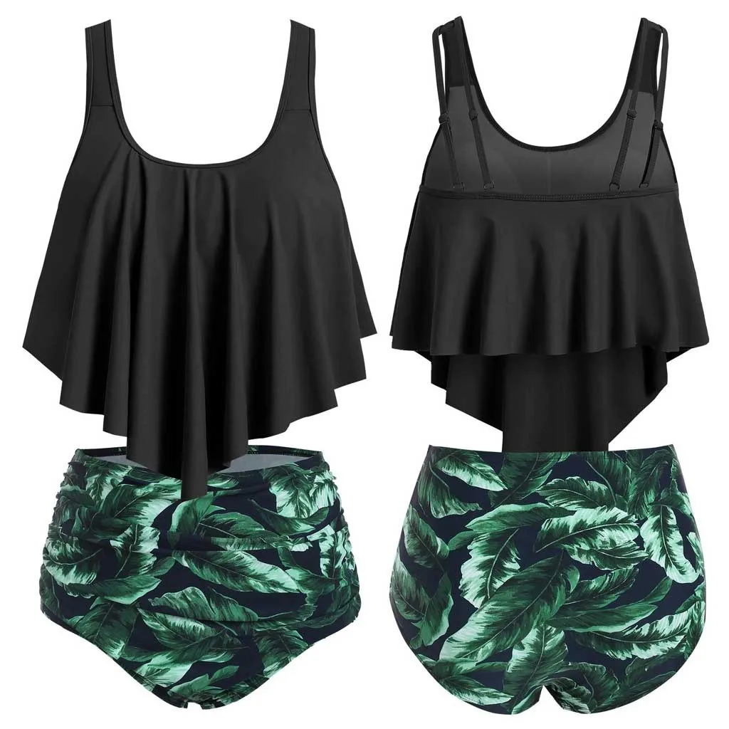 2023 Nuove Donne Vintage Costume Da Bagno Bikini Beach Print Push Up Costumi Da Bagno Tankinis Set Costumi Da Bagno Costumi Da Bagno Per Adolescenti C