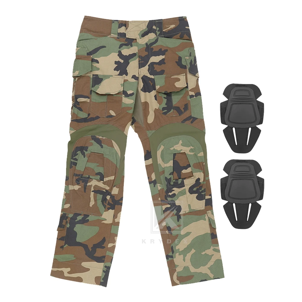 KRYDEX Taktische Kampf G3 Hosen Jagd Outdoor Sport Wandern Kleidung Hosen mit knie Pads MC Tiger Streifen Gen3 Hose – Detail 12