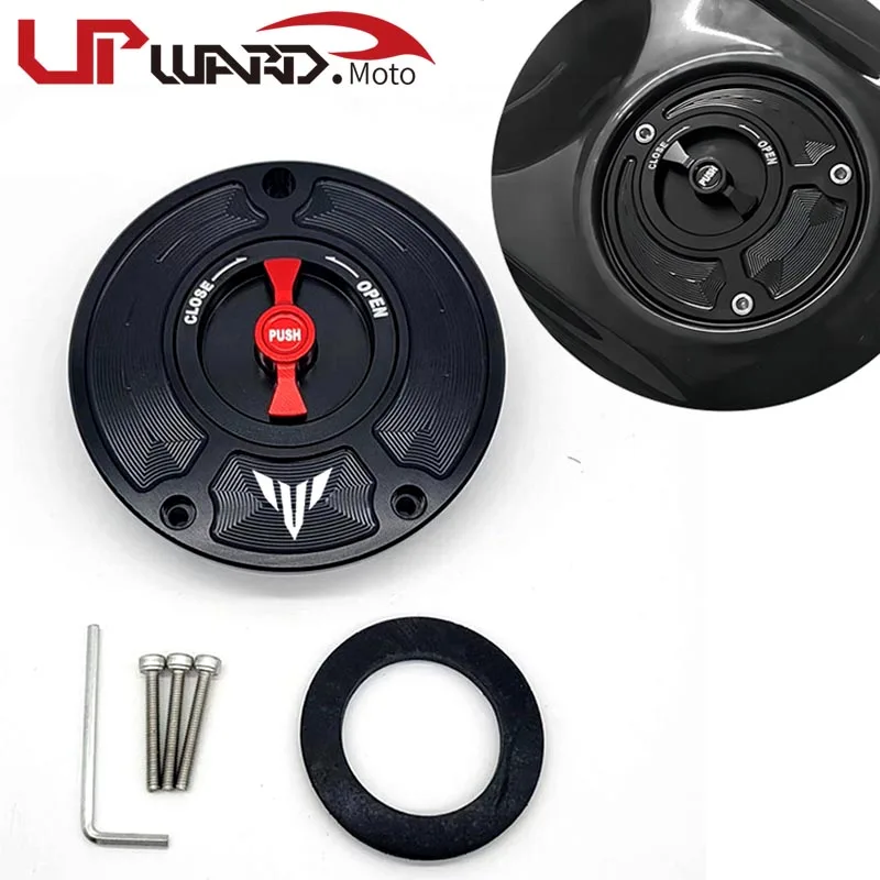 

CNC алюминиевые аксессуары для мотоциклов без ключа Крышка для топливного бака и бензобака для Yamaha MT-01 MT07