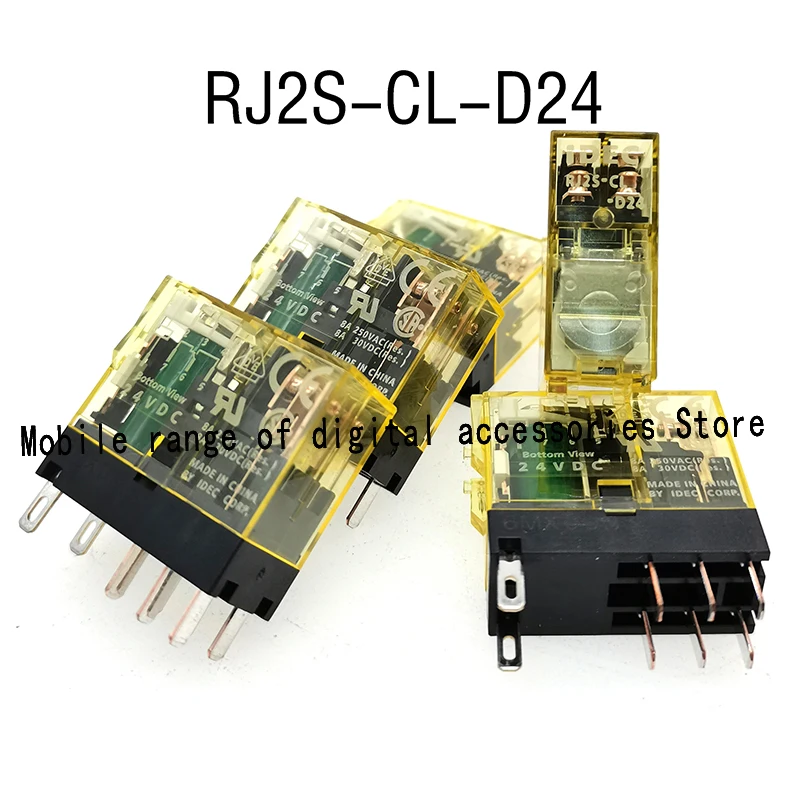 

100% Working and 5 pieces RJ25 relay RJ1S-CL-D24 RJ1S-CL-A220 RJ2S-CL-D24 RJ2S-CL-A220 RJ2S-C-D24