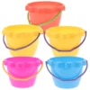Children Beach Toys Summer Toys Kids Seaside Silicone Sand Collection Bucket Digging Sand Tools Beach Toys 3