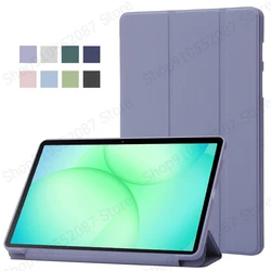 Elegant Trifold PU Leather Soft Back Stand Tablet Case - 8.7 inch - Tab A11 (8.7 inch) (Random color)