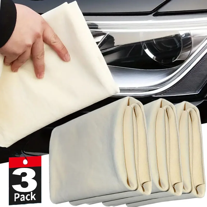Car Washing Towels Super Absorbent Chamois Leather Quick Dry Towel Auto Home Kitchen Furniture Glass Cleaning Cloth