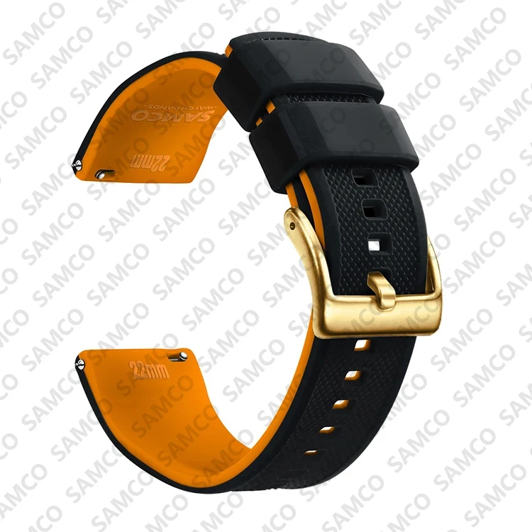 Enhanced Quick Release Silicone Watch Strap - Premium Rubber Band Replacement