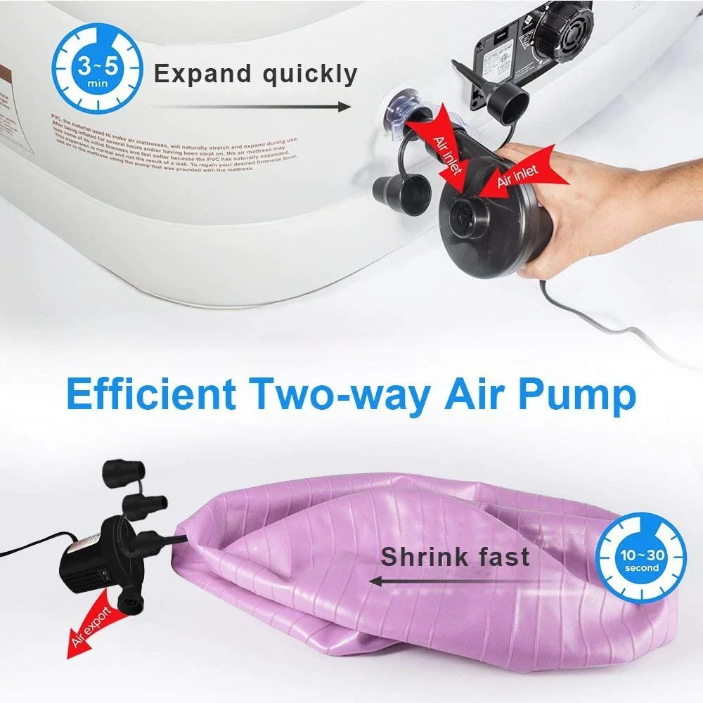 Pompe à Air Portable à Pied Pour Bateau Gonflable, Kayak – Accessoire De Gonflage Pratique