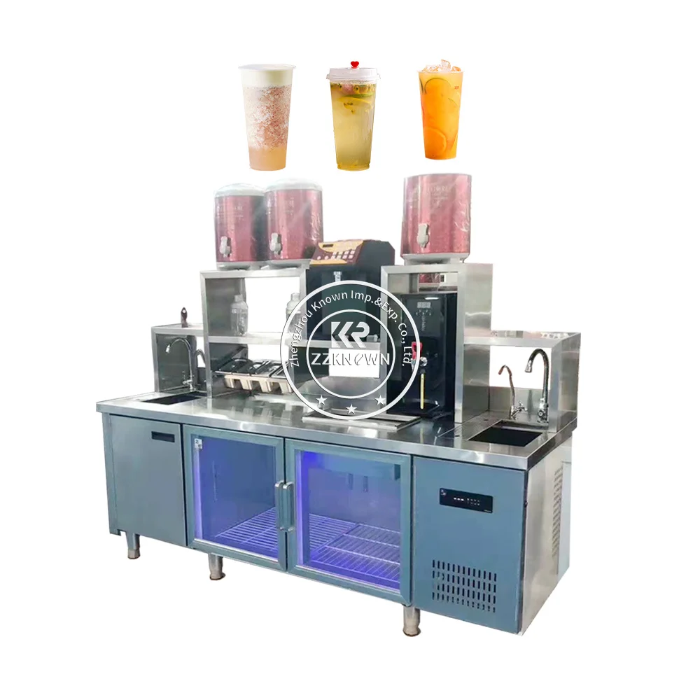 2024 American Style Restaurant Workstation Cocktail Bar OEM Stainless Steel Counter Cabinet Bubble Tea Working Station Factory for 708614 001 618264 002 chipset x79 c602 lga 2011 well tested working z620 workstation