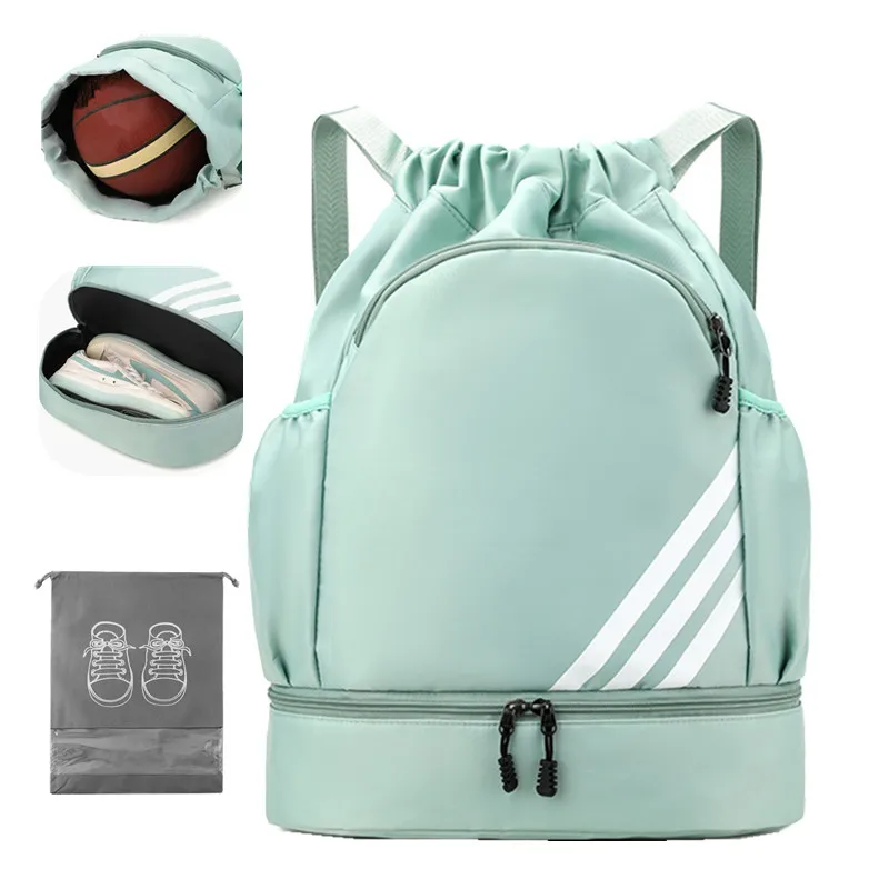 

Gym Bag Women's Travel Fitness Basketball Soccer Training Shoes Shoulder Pouch Sale Large Luggage Handbags Men's Sports Backpack