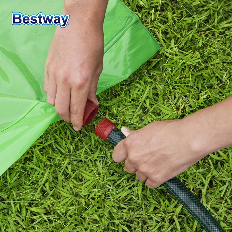 Bestway 52389 1PC Friendly Frog Slide, Frog Slide and Waterslide, Water Slide and Skateboards 3