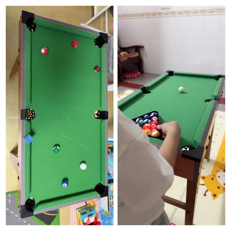 Children's Billiard Table Household Mini Billiard Snooker Small Billiards Table Toys Table Billiards Snooker Entertainment