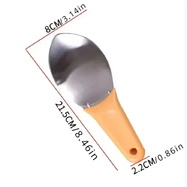 Hot Multifunctional Mango Spoon Mango Knife Cutting Granule Tool Peeler Peeler Mango Avocado Scoop Kitchen Fruit Tool 6